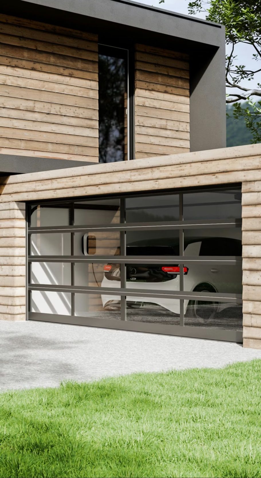 Aluminium-Rahmentor ART 42 Vitraplan